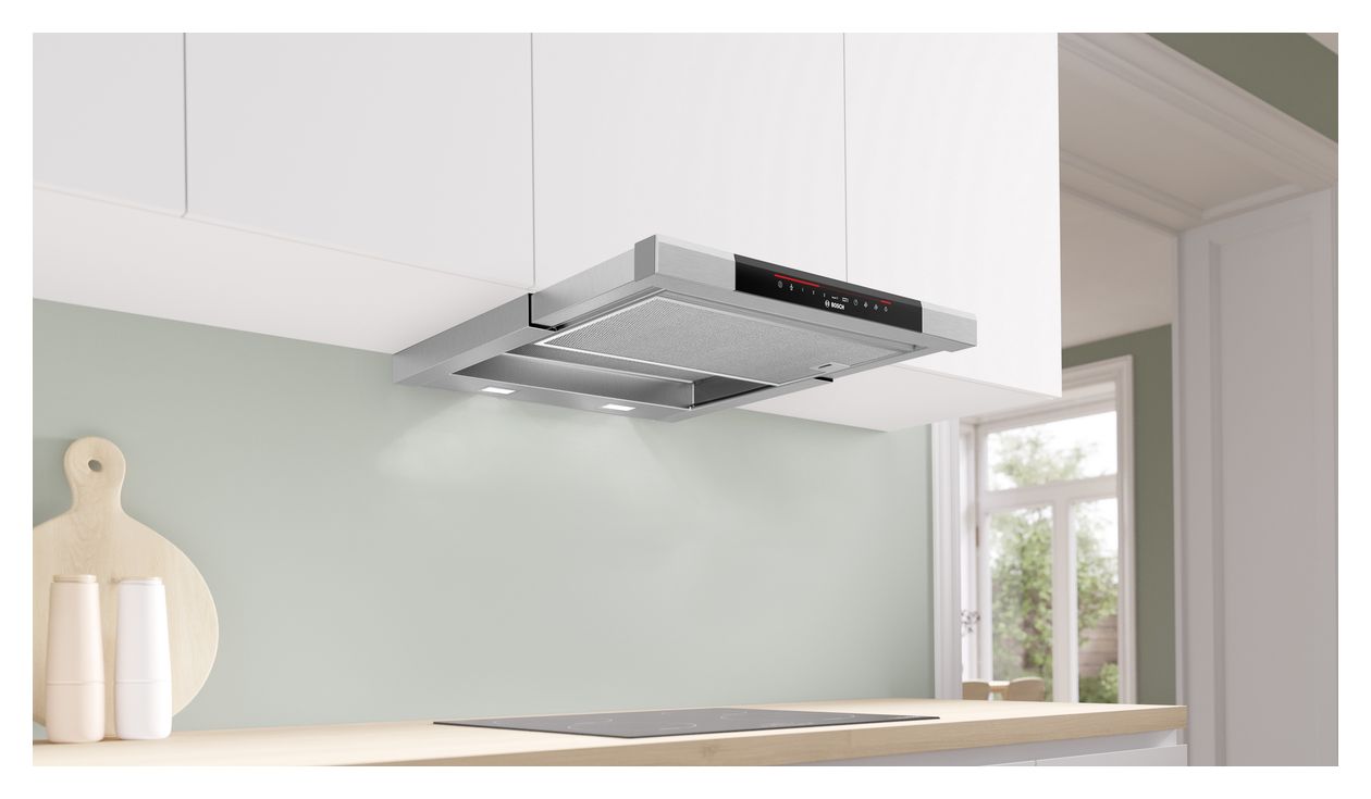 Serie 8 DFS067K51 Umluft Dunstabzugshaube/Esse Einbau 60 cm (Edelstahl) 