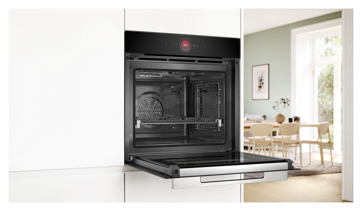 Serie 8 HBG774KB1F Einbaubackofen groß AutoClean 