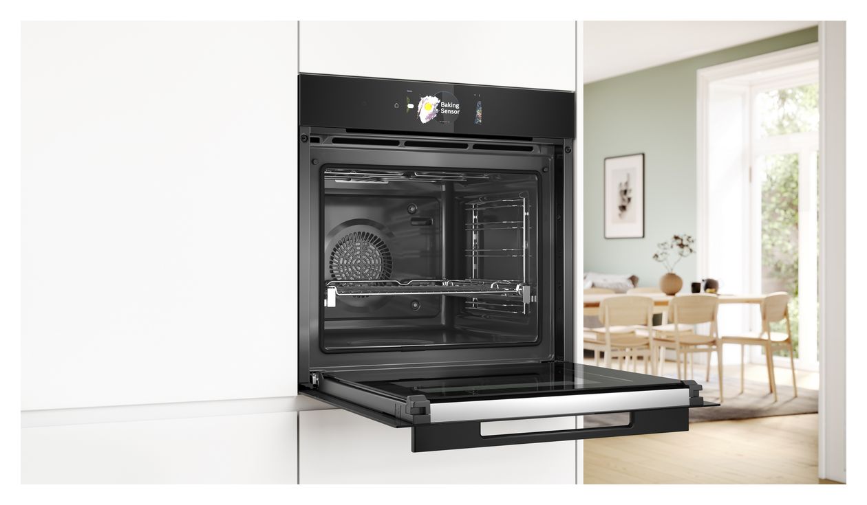 Serie 8 HBG978NB1 Einbaubackofen groß AutoClean (Schwarz) 