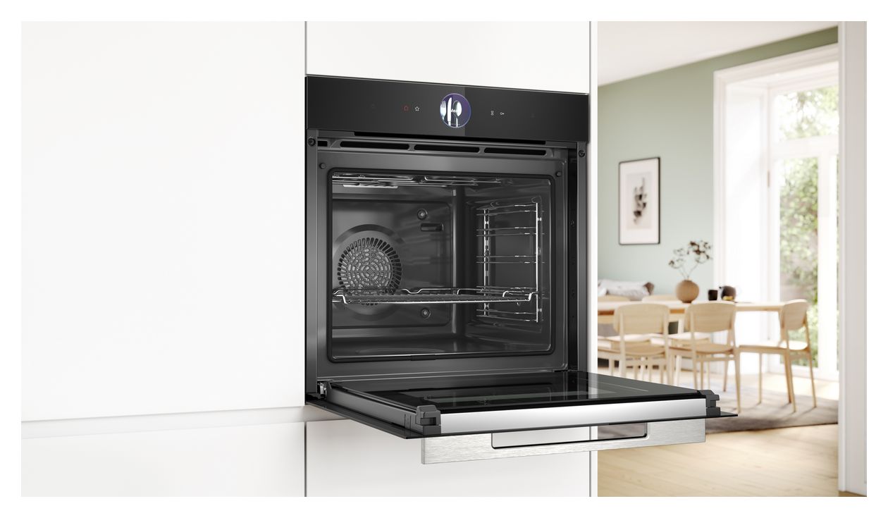 Serie 8 HRG7764B1 Einbaubackofen groß Dampfgaren AutoClean 