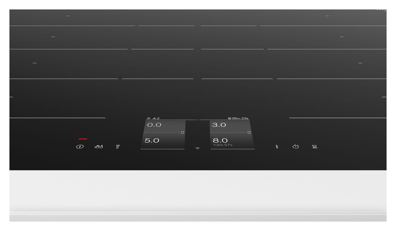 Serie 8 PXY801KW1E autarkes 80cm Induktions Kochfeld/Herdplatte 4 Zone(n) 