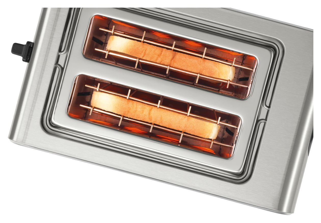 TAT7S25 CompactClass Toaster 1050 W 2 Scheibe(n)  (Schwarz, Grau) 
