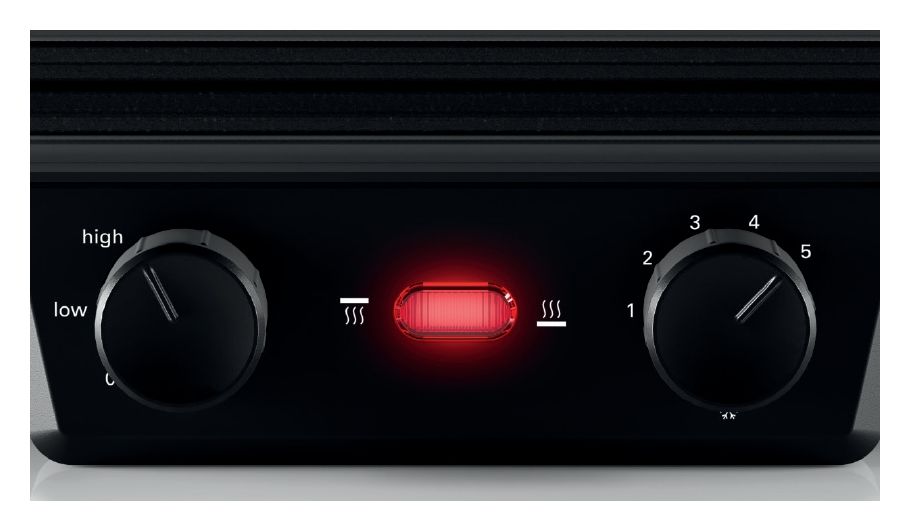 TCG4215 Kontaktgrill 2000 W mit 328 x 238 mm Fläche  (Silber) 