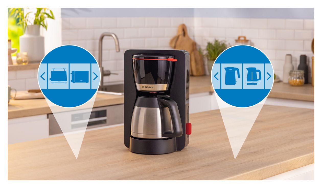 TKA6M273 MyMoment 12 Tassen Thermo Filterkaffeemaschine 1,1 l  (Schwarz) 