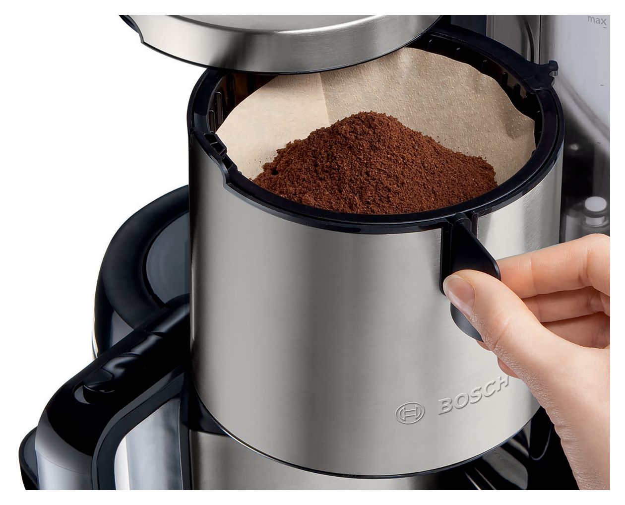TKA8A683 Styline 8 Tassen Thermo Filterkaffeemaschine 1,1 l  (Schwarz, Edelstahl) 