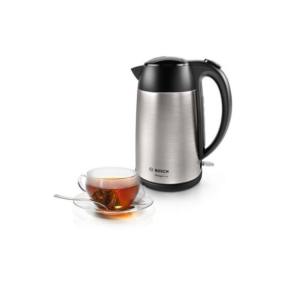 TWK3P420 DesignLine 1,7 l Wasserkocher 2400 W  (Schwarz, Edelstahl) 