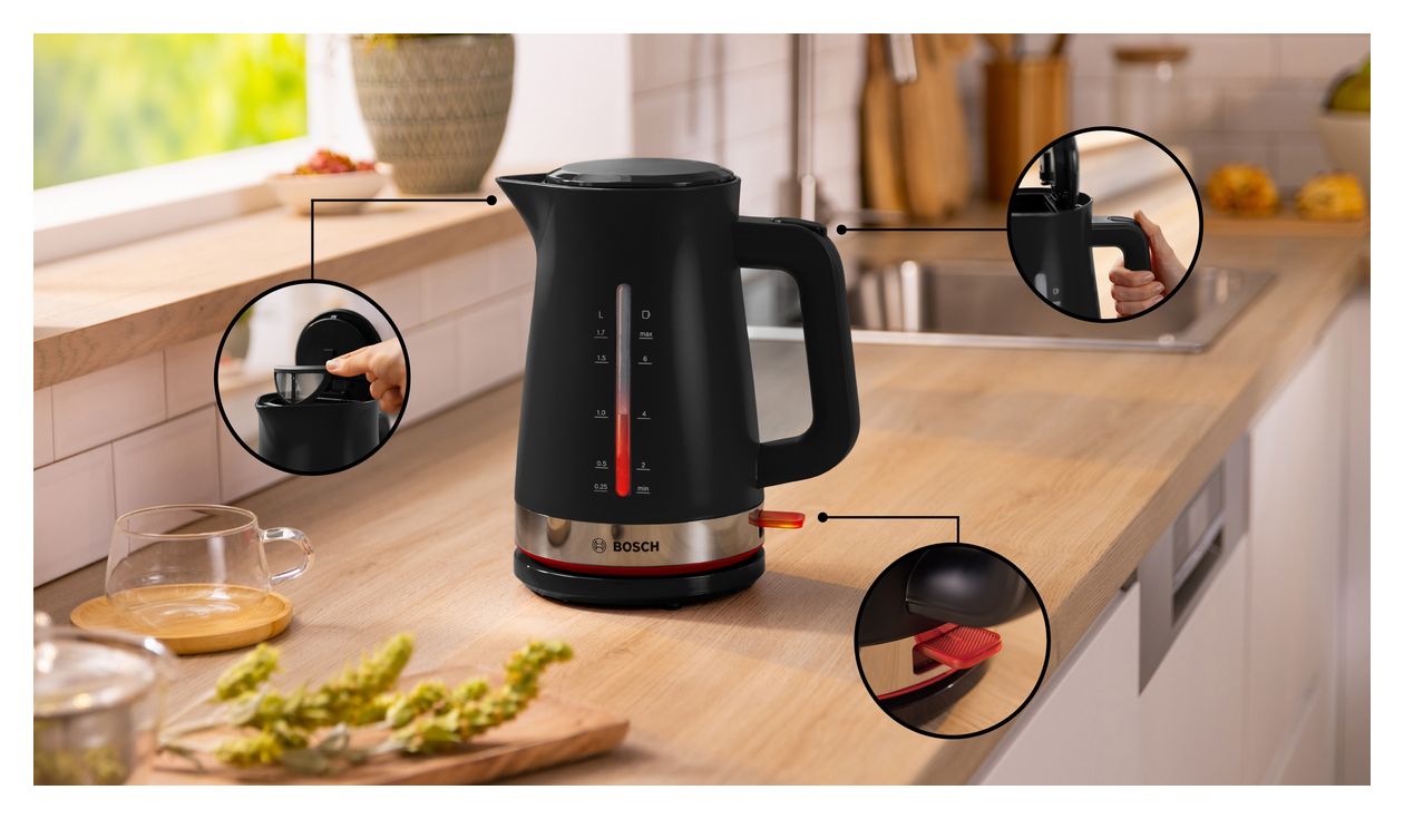 TWK4M223 MyMoment 1,7 l Wasserkocher 2400 W  (Schwarz) 