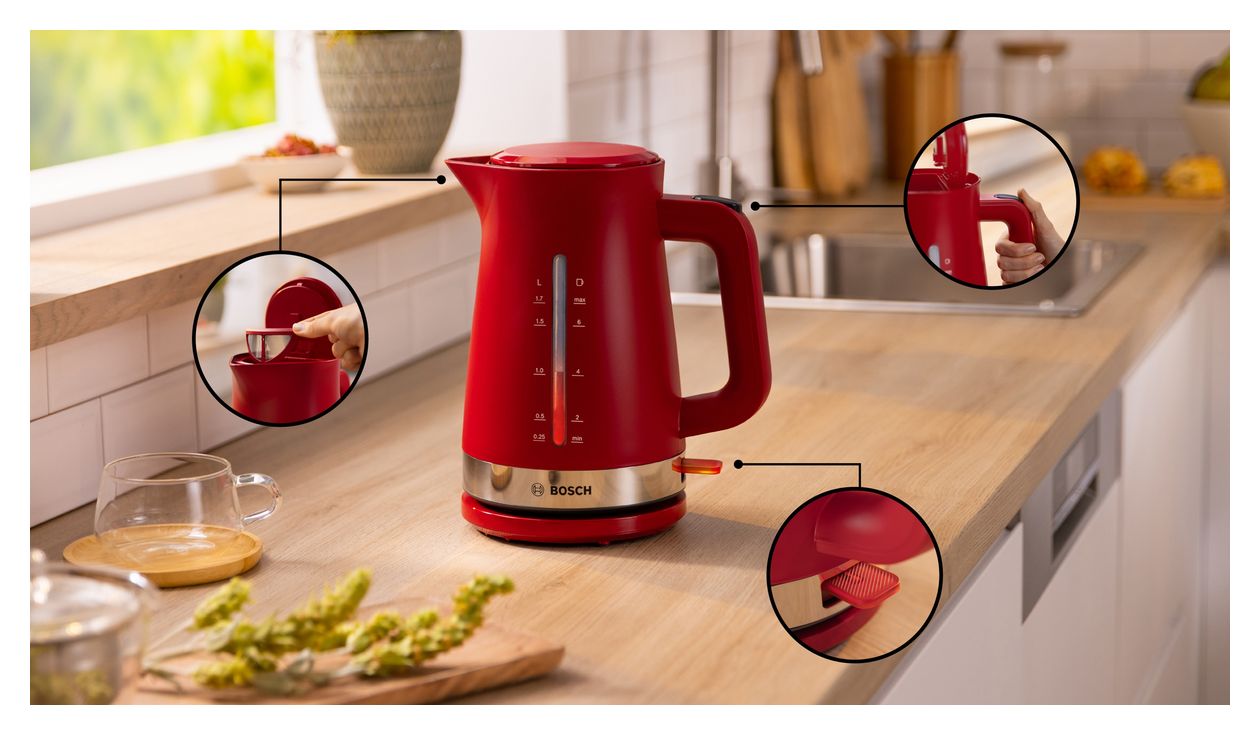 TWK4M224 MyMoment 1,7 l Wasserkocher 2400 W  (Rot) 