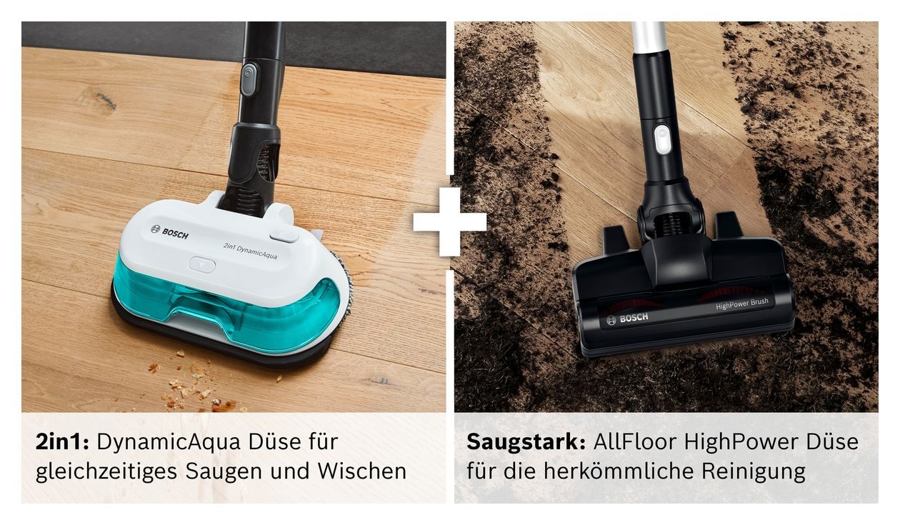Unlimited 7 BSS712XHYG ProHygienic Aqua Handstaubsauger Beutellos bis 35 min Laufzeit 18 V HEPA (Aqua-Farbe, Schwarz, Silber, Weiß) 