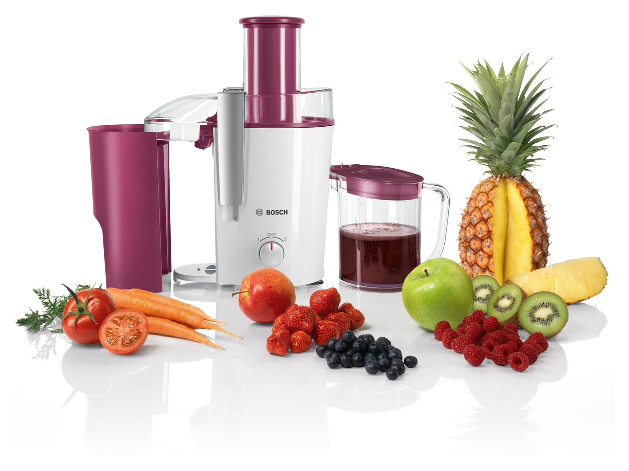 VitaJuice 2 MES25C0 Entsafter 700 W (Kirsche (Frucht), Transparent, Weiß) 