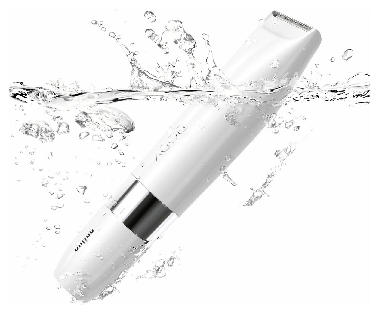 BS1000 Ladyshaver Body Mini Trimmer Haarschneider Batterie/Akku 1 Aufsteckkämme 