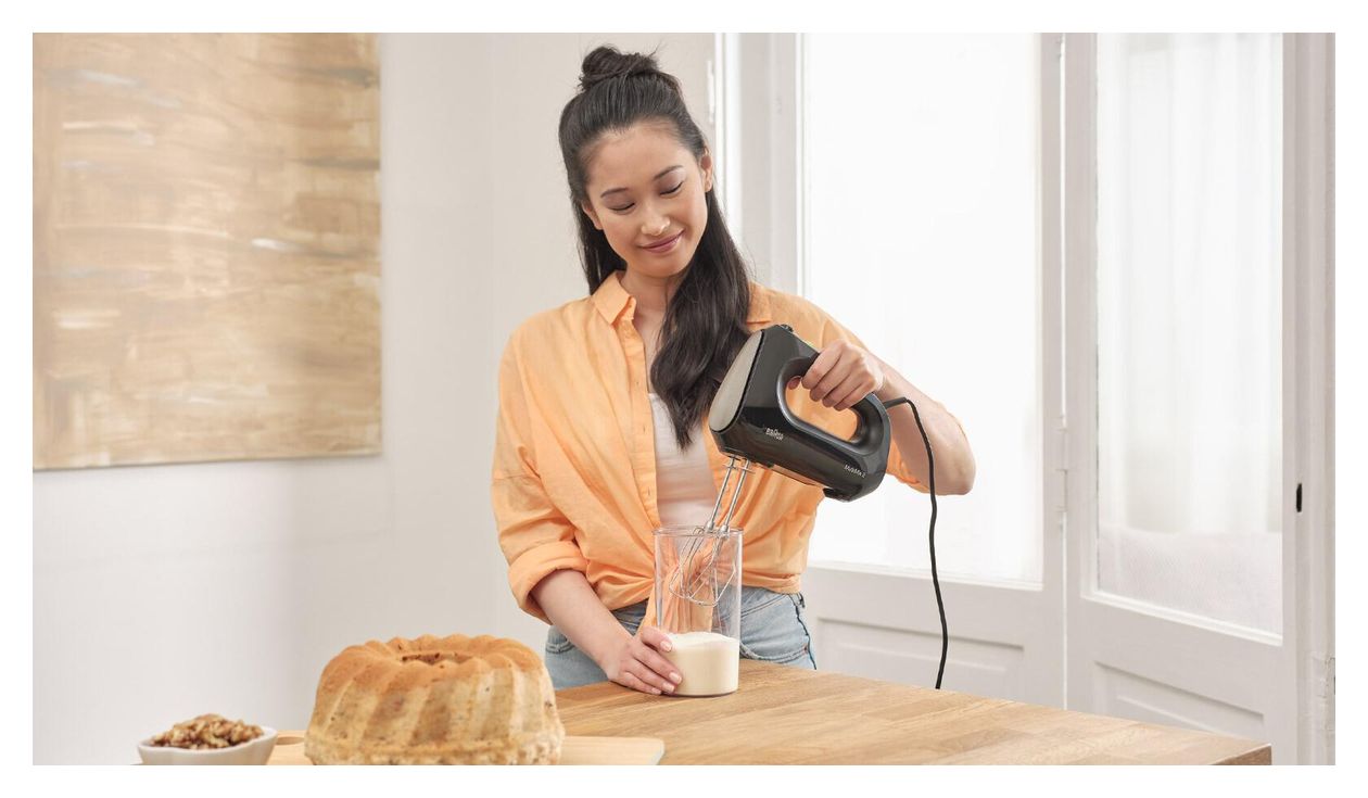 HM2110BK MultiMix 2 Handmixer 500 W 4 Stufen  (Schwarz) 
