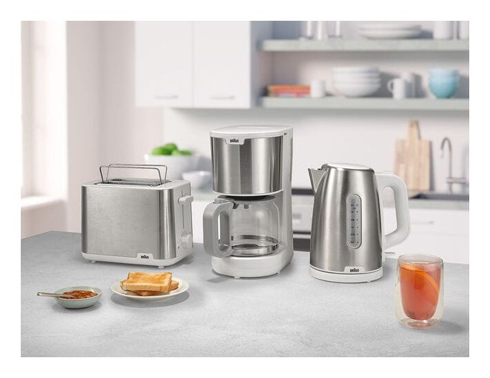 HT1510 PurShine Toaster 900 W 2 Scheibe(n) 8 Stufen  (Edelstahl, Weiß) 