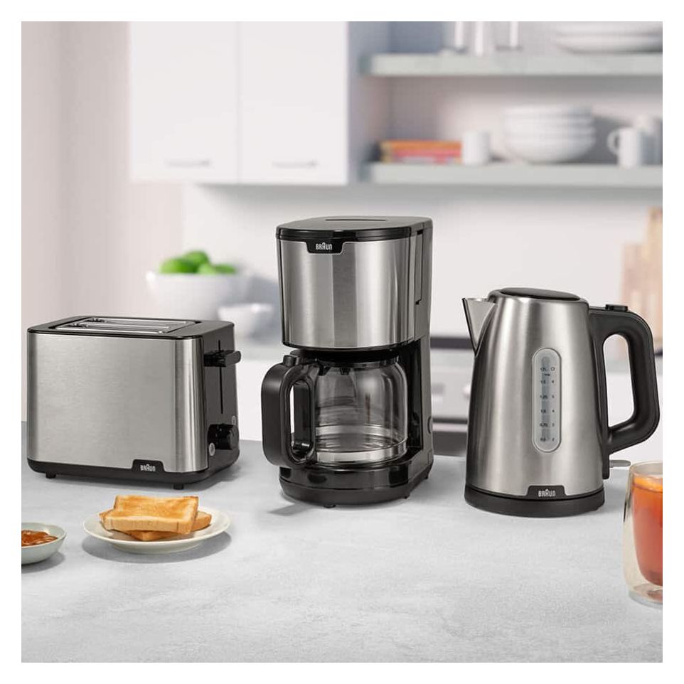 HT1510 PurShine Toaster 900 W 2 Scheibe(n) 8 Stufen  (Schwarz, Edelstahl) 