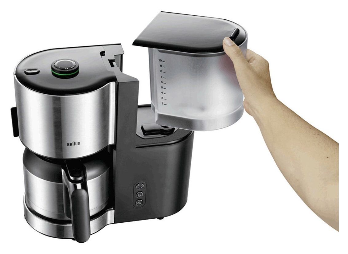 KF5105BK IDCollection 10 Tassen Thermo Filterkaffeemaschine  (Schwarz, Edelstahl) 