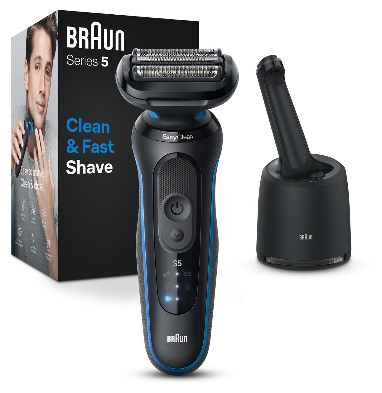 Series 5 52-B7000cc Nass&Trocken Rasierer Lithium-Ion (Li-Ion) 50 min 