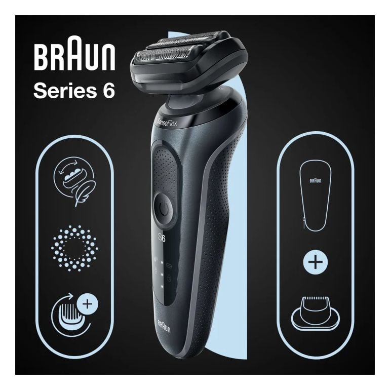Series 6 61-N1200s Nass&Trocken Rasierer Lithium-Ion (Li-Ion) 50 min 