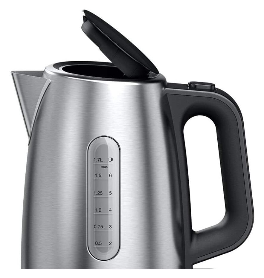 WK1500 PureShine 1,7 l Wasserkocher 2200 W  (Schwarz, Edelstahl) 
