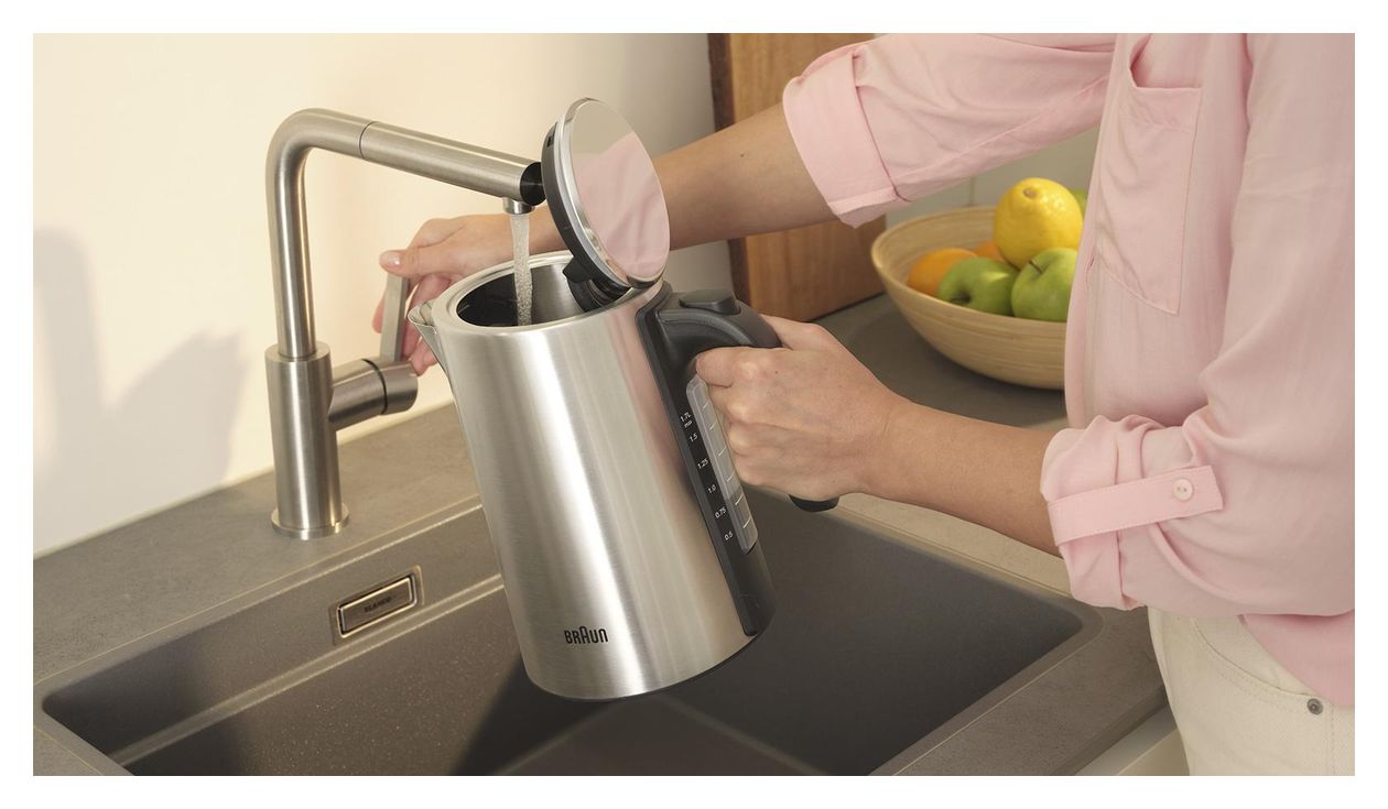 WK5205 ID Collection 1,7 l Wasserkocher 2200 W  (Schwarz, Edelstahl) 