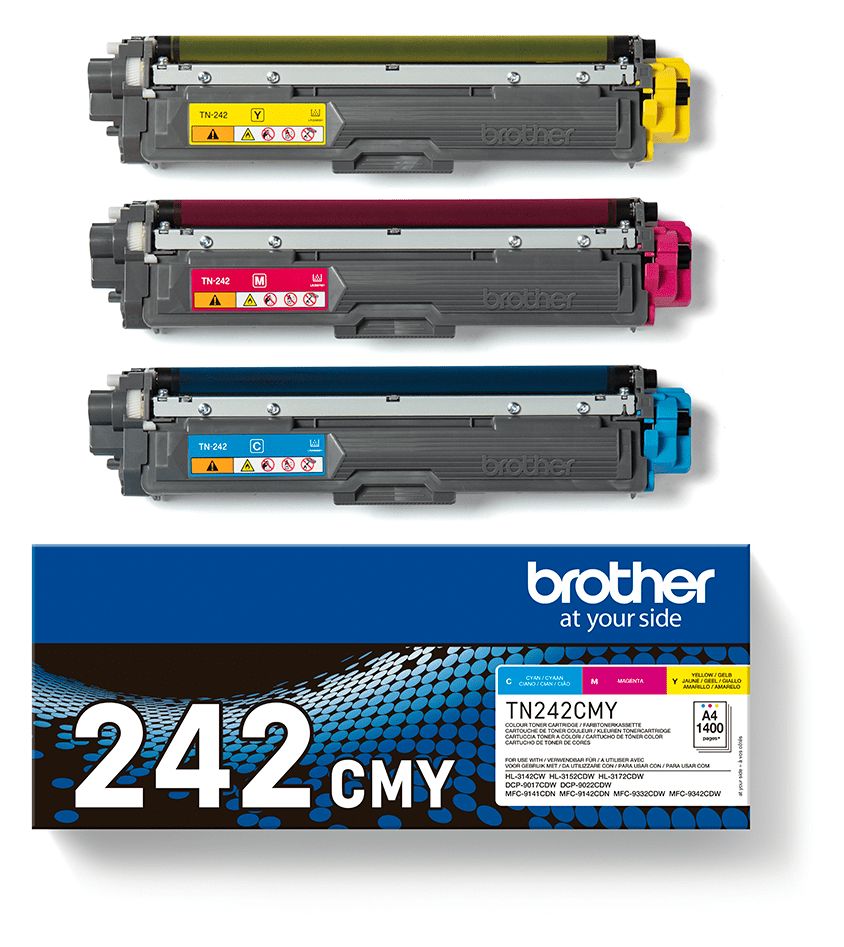 TN-242CMY originale Druckerpatronen Cyan, Magenta, Gelb 