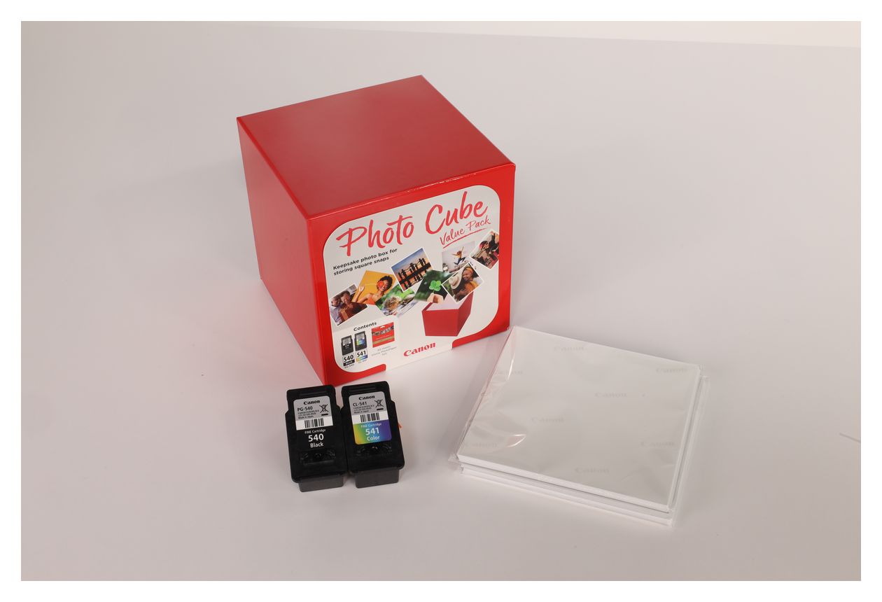 PG-540/CL-541 Photo Cube Value Pack originale Druckerpatronen Schwarz, Cyan, Magenta, Gelb 