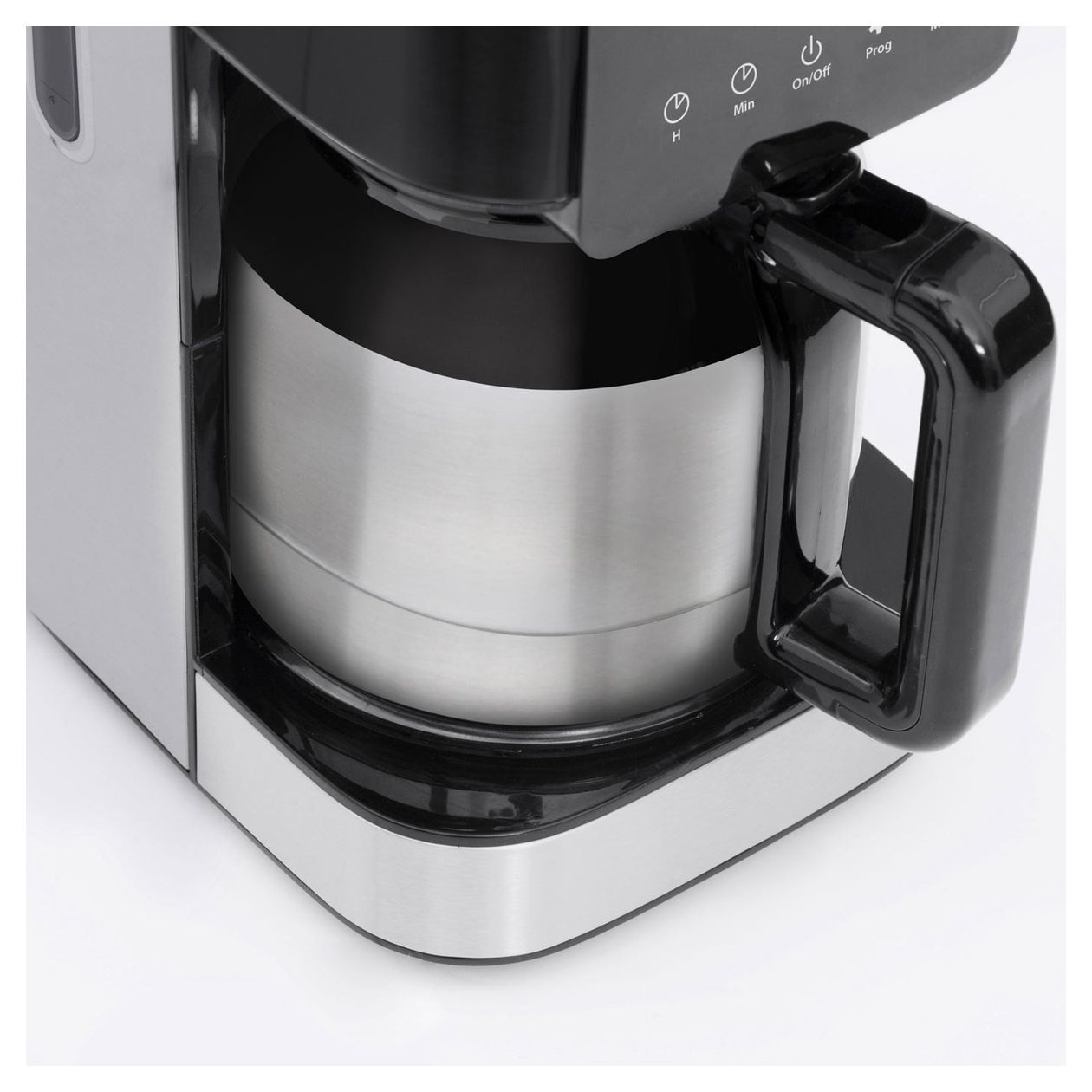 1845 Coffee Taste&Style Duo Thermo 10 Tassen Filterkaffeemaschine 1,2 l  (Schwarz, Edelstahl) 