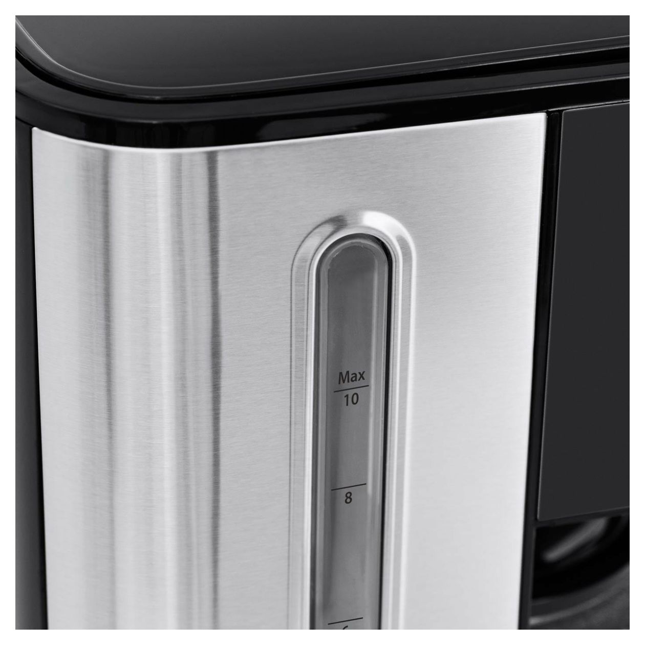 1847 Coffee Taste & Style 10 Tassen Thermo Filterkaffeemaschine 1,2 l  (Schwarz, Edelstahl) 