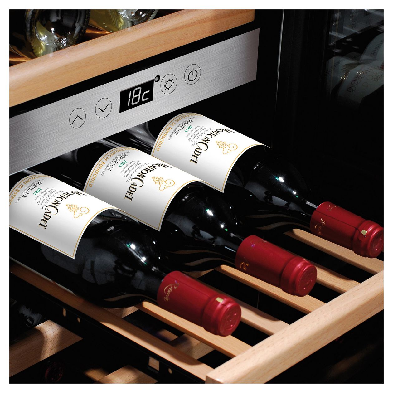 WineComfort 240 Smart Weinkühler Freistehend 2 Zonen 24 Flasche(n) 