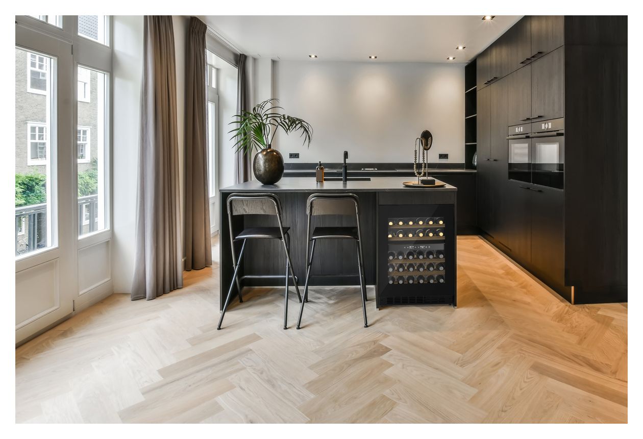 WineDeluxe WDU36 Weinkühler Integriert EEK: F 1 Zonen 36 Flasche(n) 