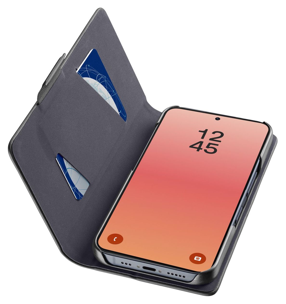 Book Folio für Samsung Galaxy S26 Edge  (Schwarz) 