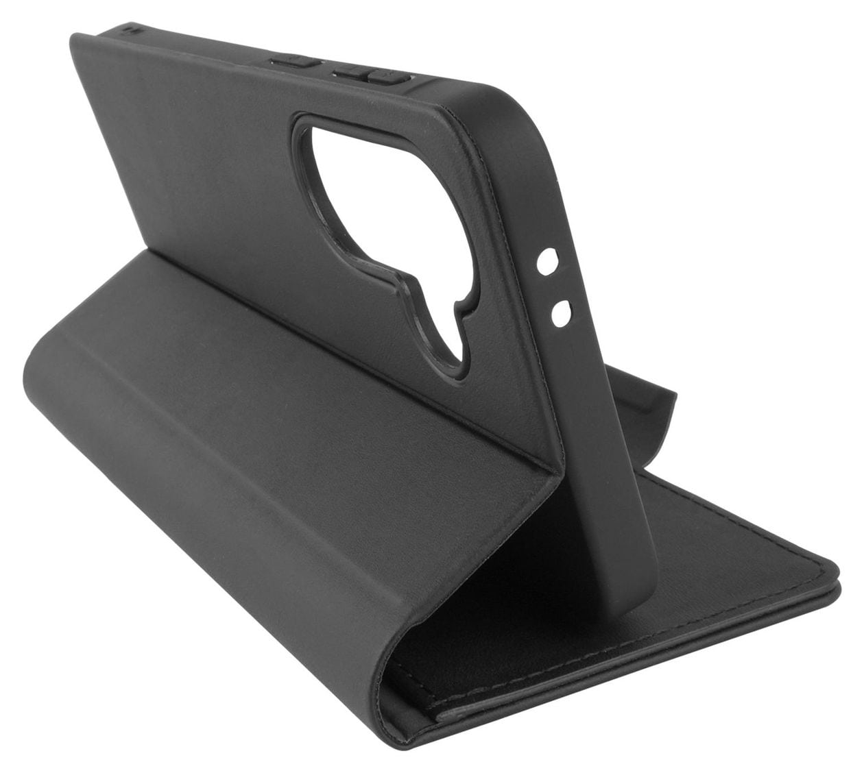Book Agenda 2 Folio für Samsung Galaxy A37  (Schwarz) 