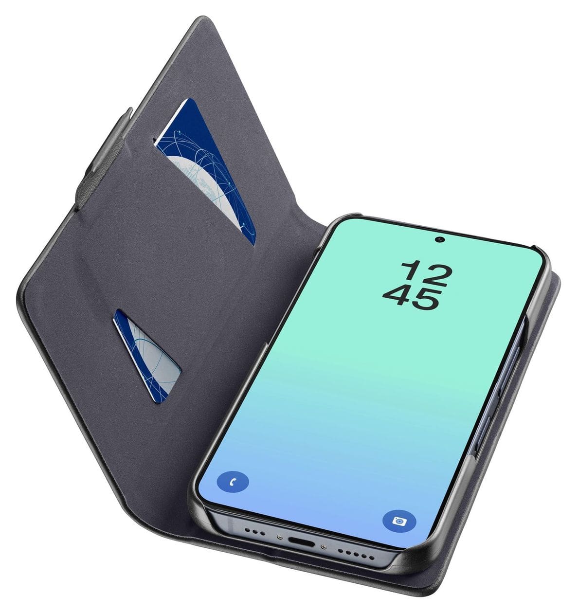 Book3 Folio für Samsung Galaxy A27  (Schwarz) 