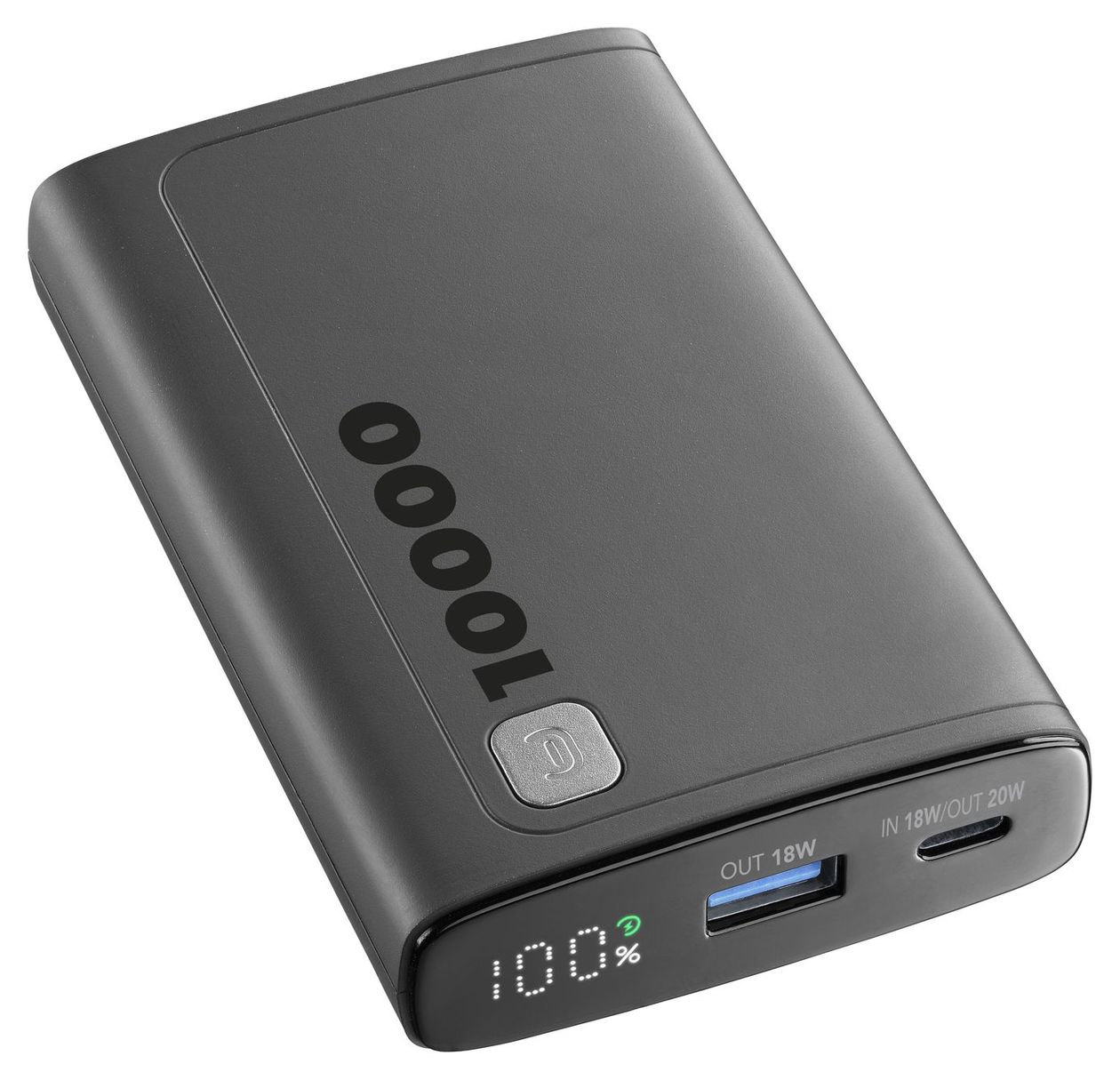 Elite 10000 mAh Powerbank USB Typ-C  (Schwarz) 