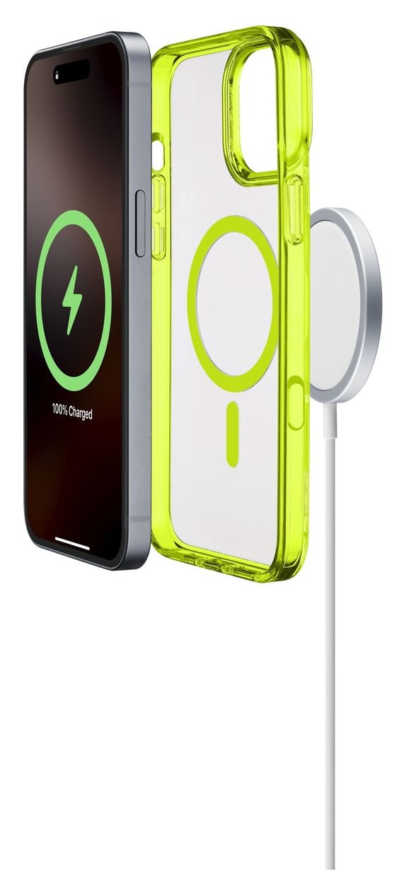 Iconic Mag Cover für Apple iPhone 16 Pro  (Limette) 