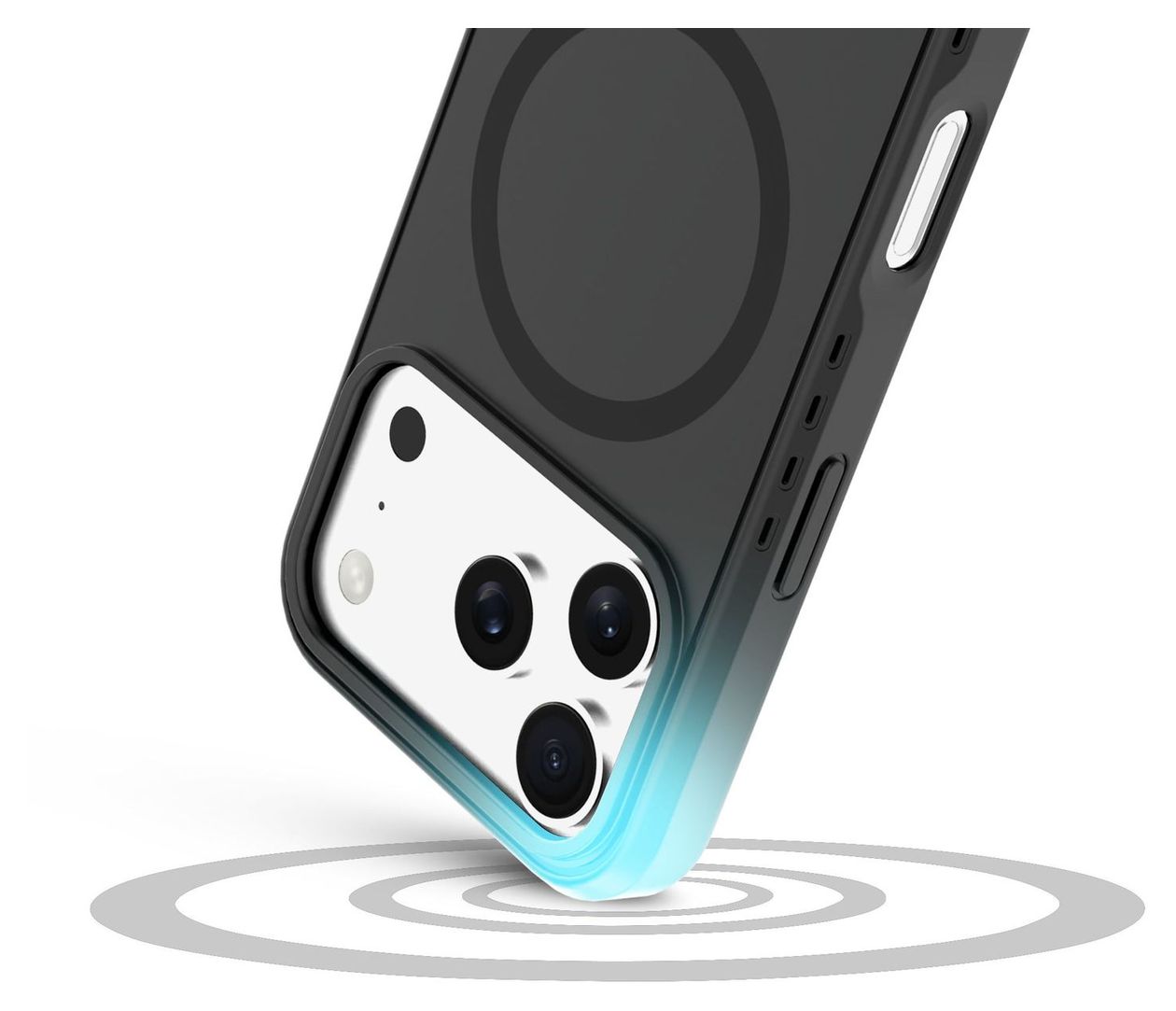 Icy Mag Mantelhülle für Apple iPhone 17 Pro  (Transparent) 