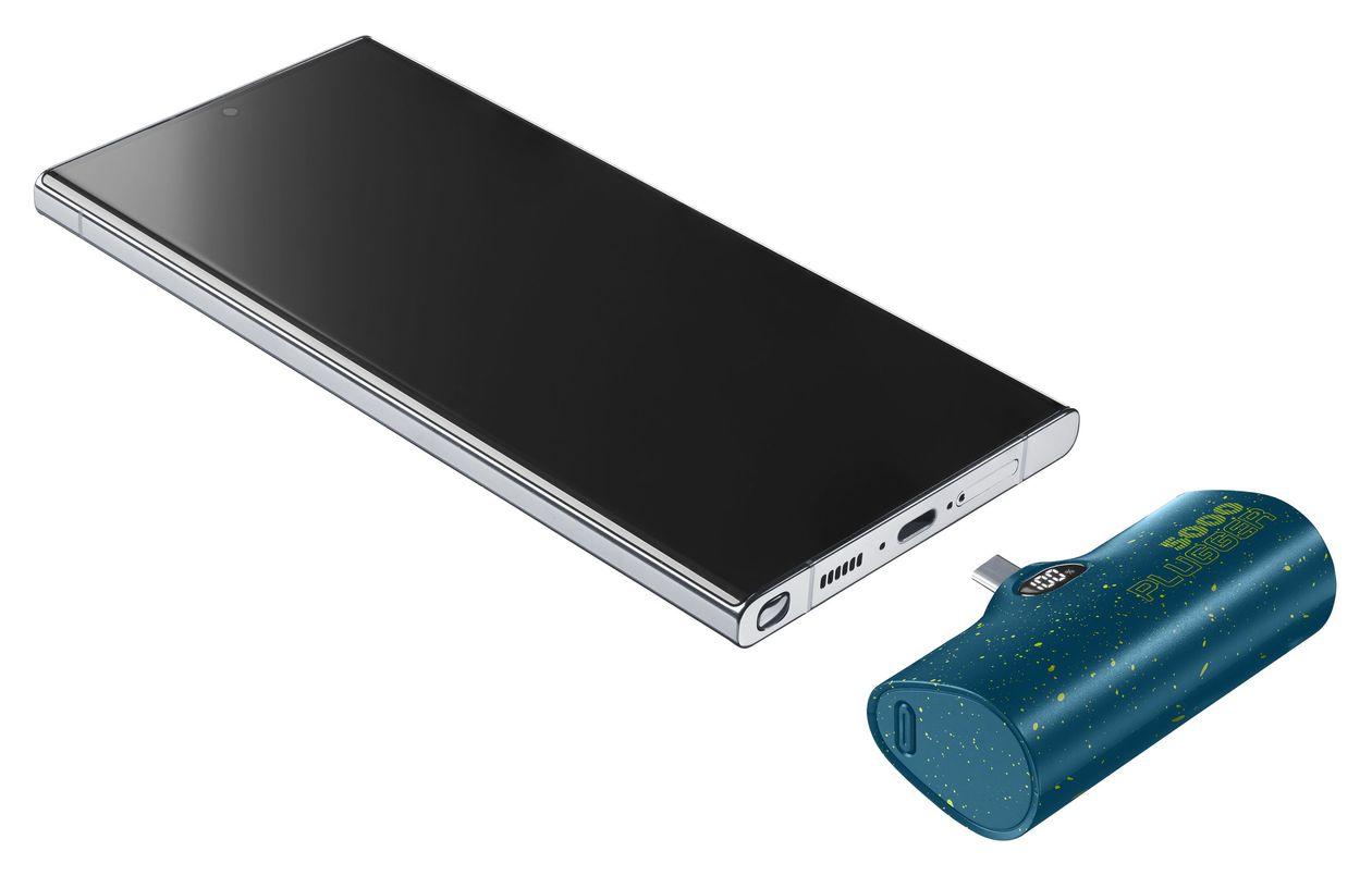 Plugger 5000 mAh Powerbank USB Typ-C  (Blau) 
