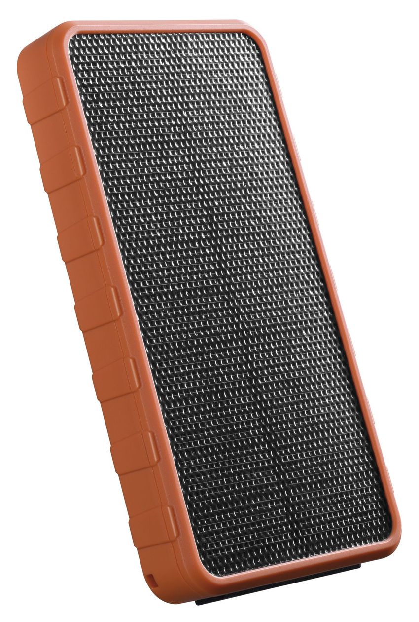 Solar 10000 mAh Powerbank USB Typ-C  (Orange) 