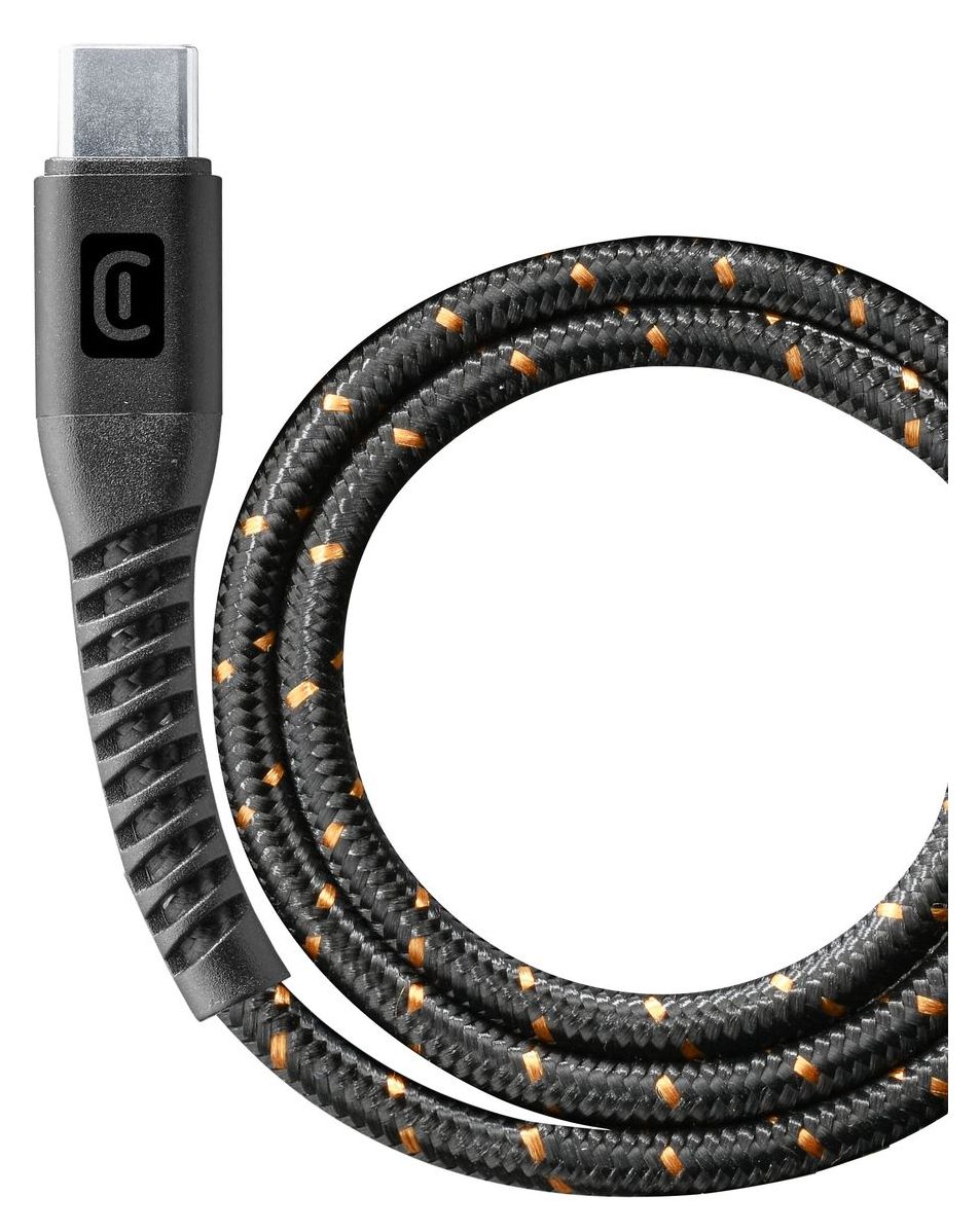 Tetra Force Cable Lightning auf USB C bis 30 W 1,2 m  (Schwarz) 