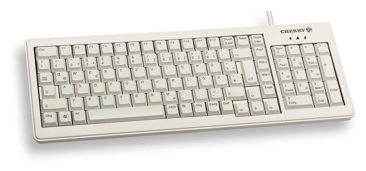 G84-5200 Complete Büro Tastatur USB + PS/2  (Grau) 