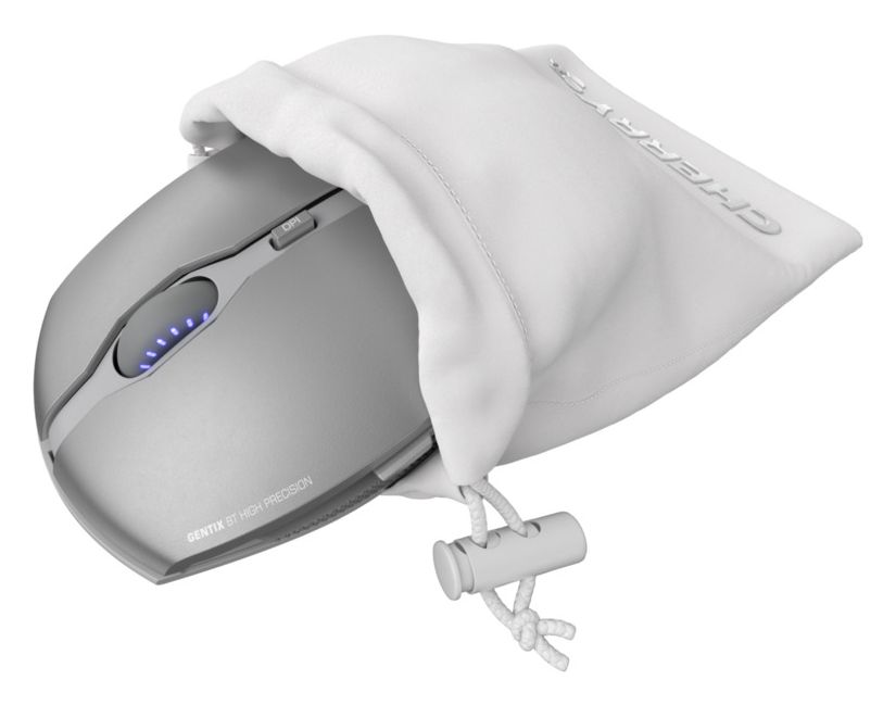 Gentix BT 2000 DPI Gaming Maus Optisch  (Grau) 