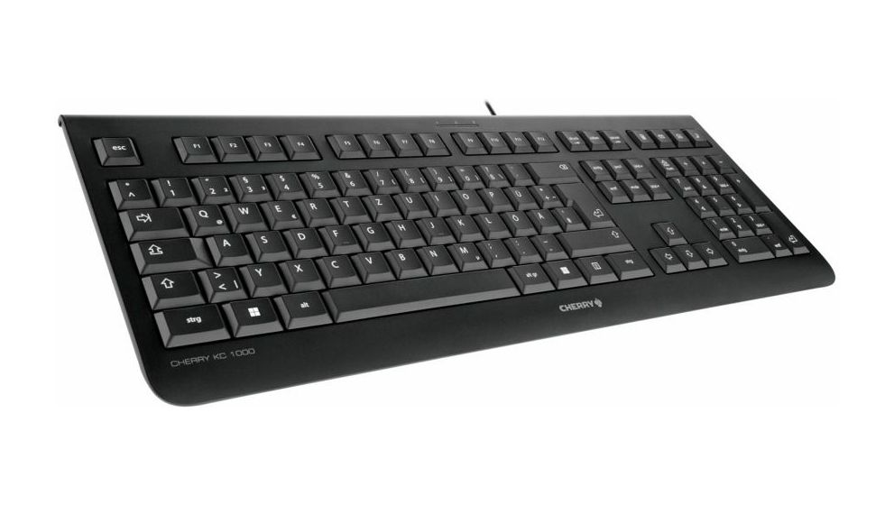 KC1000 Universal Tastatur USB  (Schwarz) 