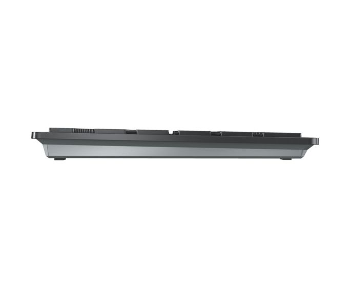 KW9100 Slim Universal Tastatur RF Wireless + Bluetooth 2.4 - 2.4835 GHz  (Schwarz) 