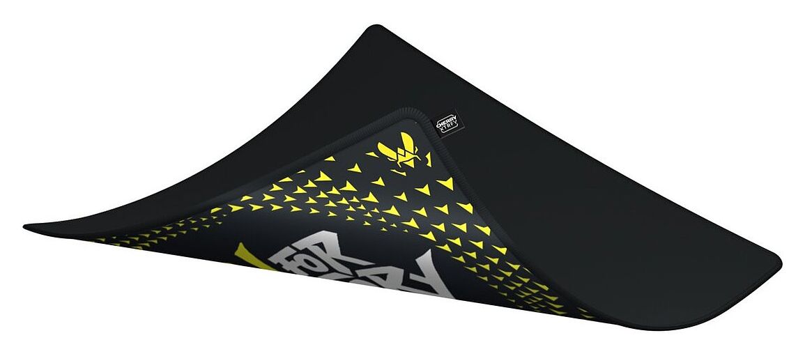 GP5 Vitality Black Mauspad (Schwarz, Weiß, Gelb) 