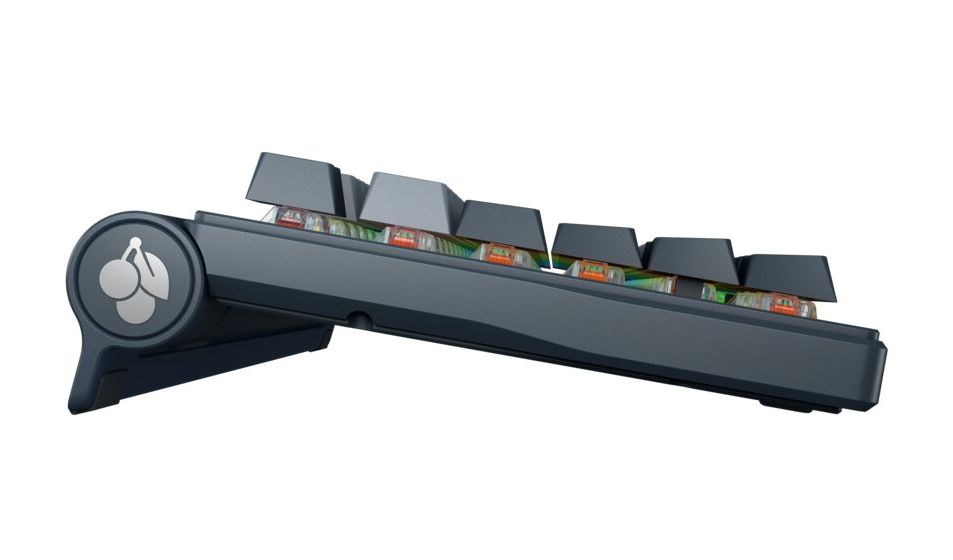 MX8.3 TKL Wireless RGB-LED Gaming Tastatur USB + RF Wireless + Bluetooth 2.4 GHz  (Grau) 
