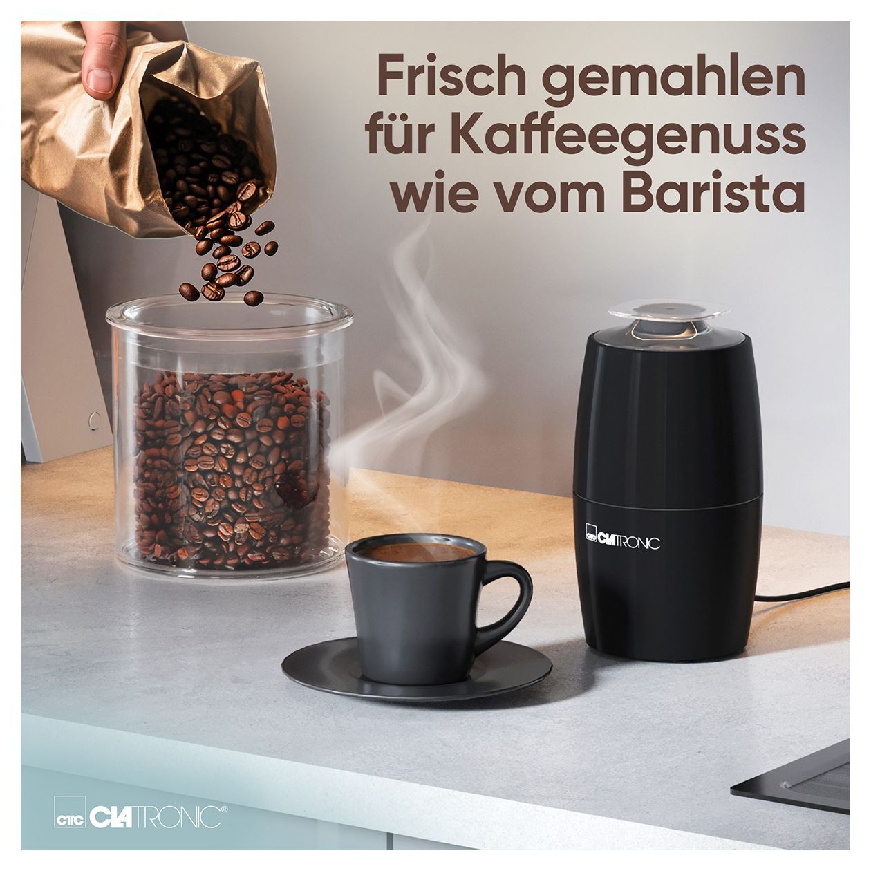 KSW3806 Kaffeemühle für 60 g 150 W  (Schwarz) 