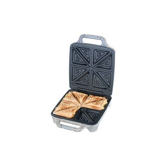 6269 Sandwichmaker 1800 W für 4 Sandwiches  (Silber) 