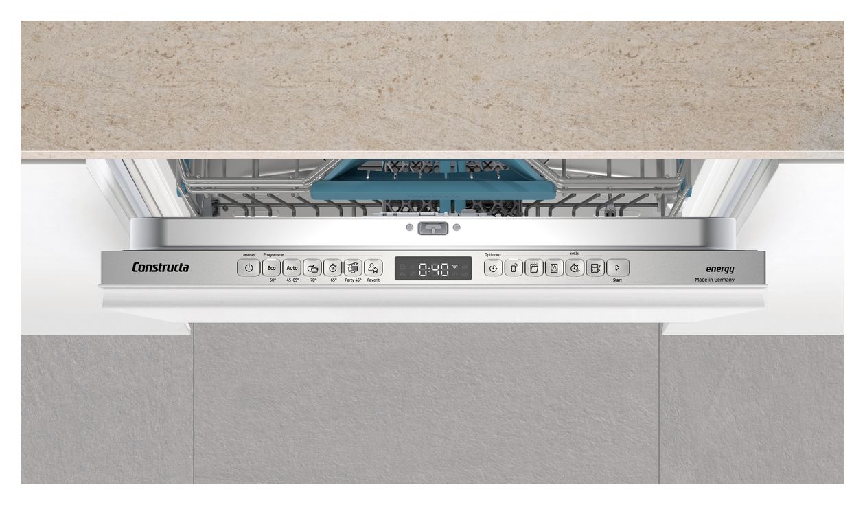 CG6VX01EBD 60 cm Geschirrspüler vollintegriert (ohne Front) Sehr leise 13 Maßgedecke aquaStop Funktion Wärmetauscher 