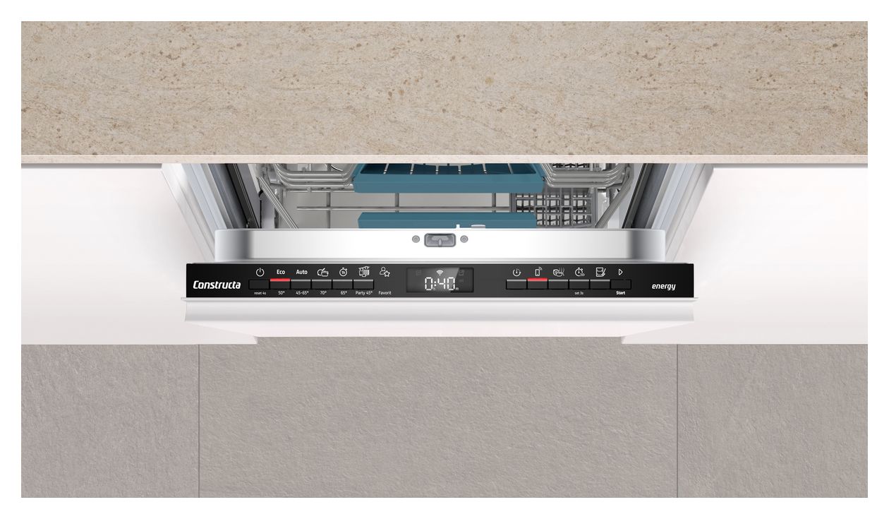 CP6VX01HLD 45 cm Geschirrspüler vollintegriert (ohne Front) Leise 10 Maßgedecke aquaStop Funktion Wärmetauscher 