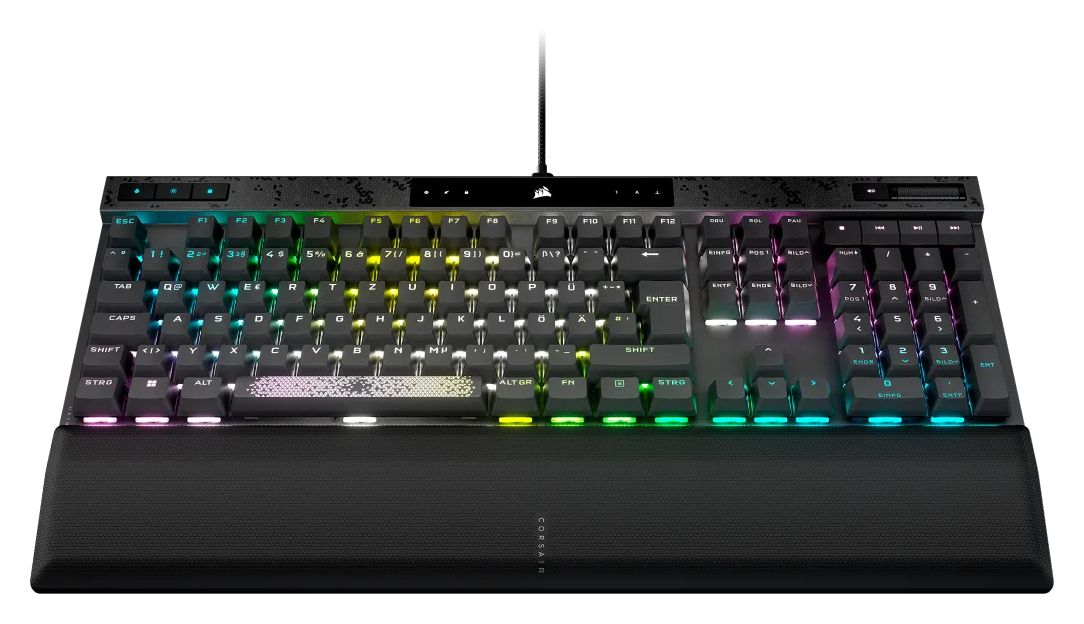 K70 Max RGB-LED Gaming Tastatur USB  (Schwarz) 
