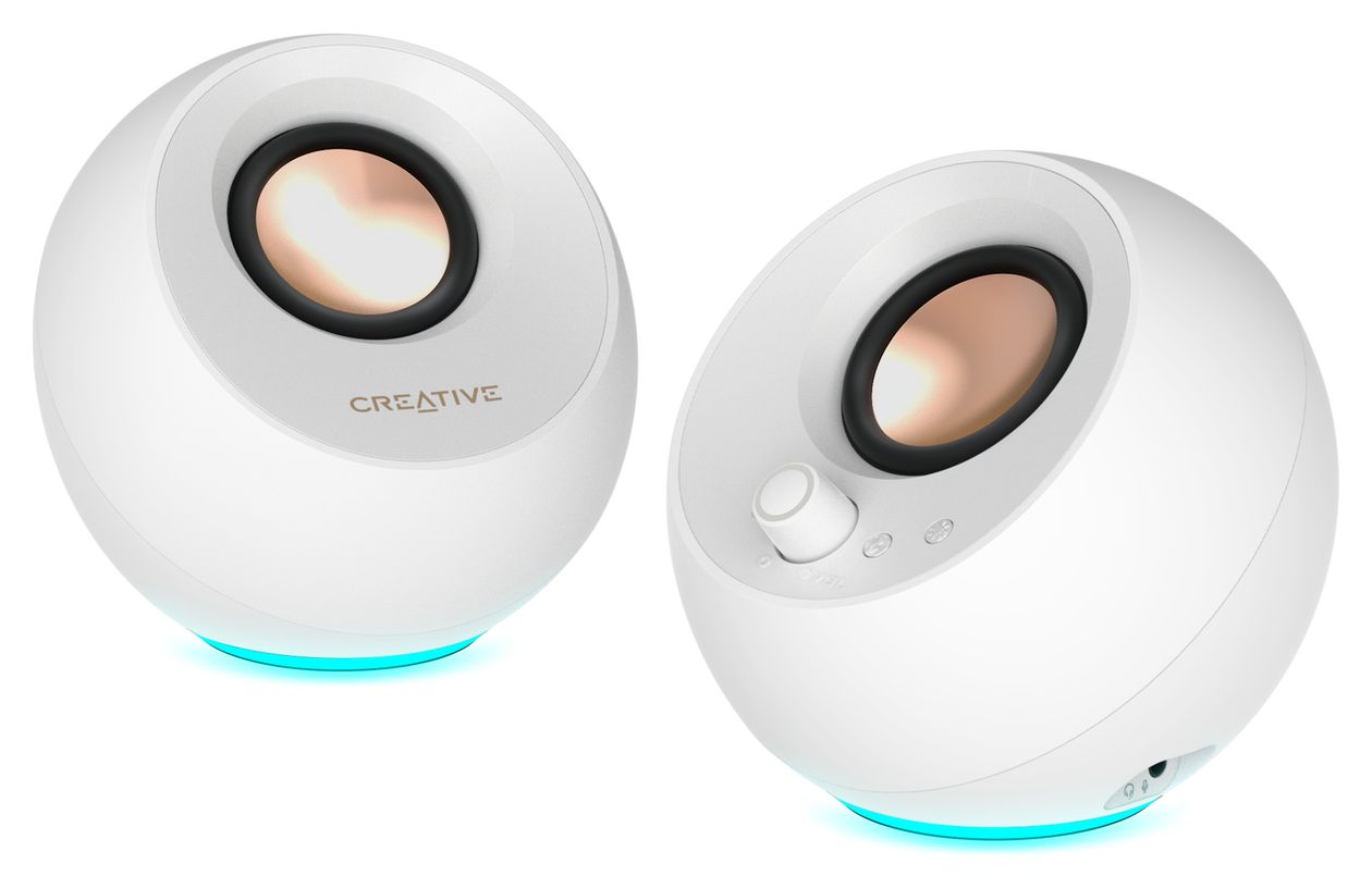 Creative Pebble Pro White 